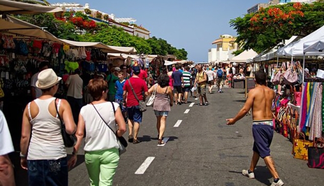 Puerto de Mógan straatmarkt