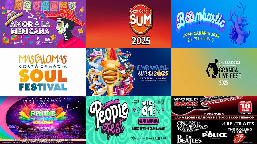 Overzicht Concerten, Evenementen en Festivals Gran Canaria 2025