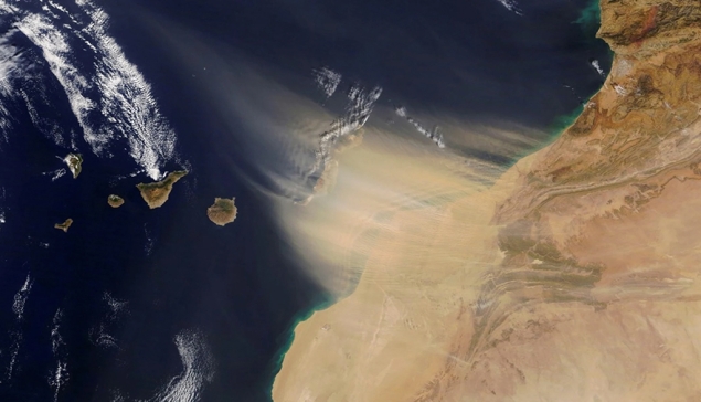 AEMET waarschuwt dat de calima terugkeert naar de eilanden met zware weersomstandigheden