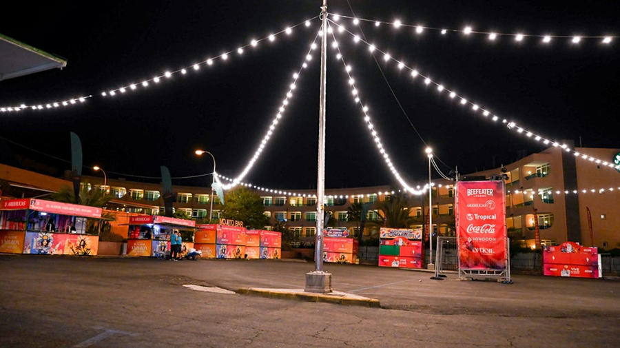 Bevestigde openingstijden voor de chiringuito-zone tijdens Carnaval