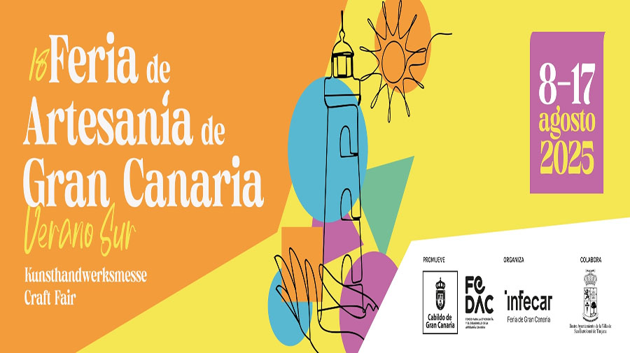 De Zomerambachtsbeurs keert terug naar de Vuurtoren van Maspalomas voor haar 18e editie