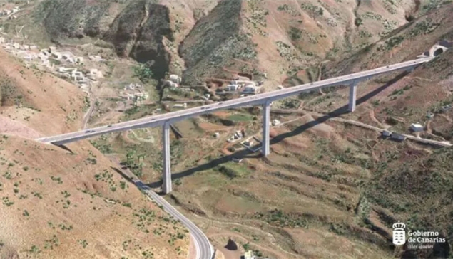 Werk begint aan twee nieuwe viaducten die Agaete en La Aldea verbinden